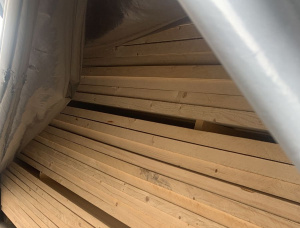 32 mm x 125 mm x 4000 mm Hitzebehandelt Eingefasstes Brett Gemeine Fichte R/S KD