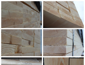 32 mm x 125 mm x 5700 mm KD R/S Heat Treated Spruce-Pine (S-P) Lumber