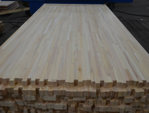 Siberian Pine Glued (Discontinuous stave) Furniture panel 40 mm x 600 mm x 2400 mm