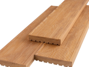 Siberian Larch Anti-slip decking KD 30 mm x 110 mm x 1000 mm