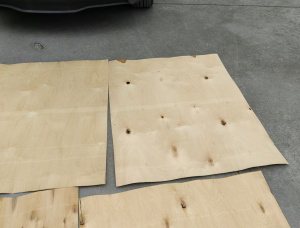 Birch Rotary Cut Veneer 1270 mm x 1270 mm x 1.5 mm