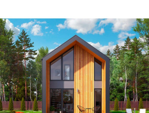 木框架房屋 云杉 - 松 97 m<sup>2</sup>