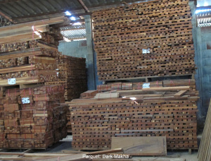 50 mm x 300 mm x 6000 mm KD S4S  Padouk (Burma) Lumber