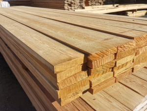 25 mm x 150 mm x 3000 mm KD R/S  Siberian Larch Lumber