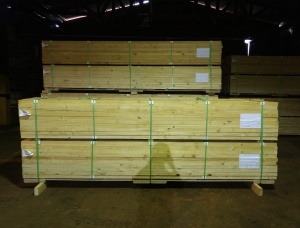 50 mm x 150 mm x 3660 mm KD R/S  Taeda Pine Lumber