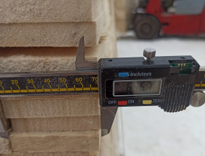 14 mm x 68 mm x 1200 mm GR R/S  Downy Birch Lumber