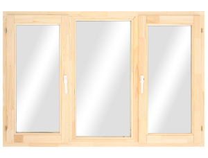 Pine Windows 1320 mm x 1770 mm x 68 mm