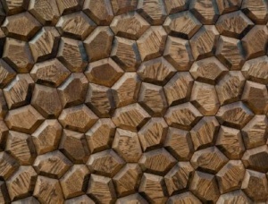 Декоративная плитка из массива дерева