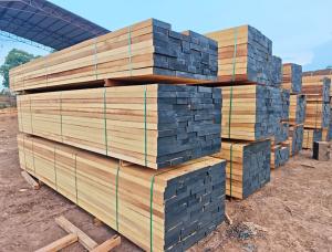 75 mm x 170 mm x 3000 mm KD S4S  Iroko (Mvuli, Kambala, Semli, Rokko) Lumber