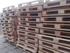 European spruce EPAL Euro pallet 1200 mm x 800 mm x 145 mm