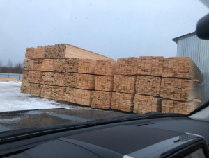 47 mm x 250 mm x 6000 mm KD R/S  European spruce Lumber