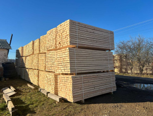 50 мм x 150 мм x 6000 мм  Доска обрезная Пихта R/S KD