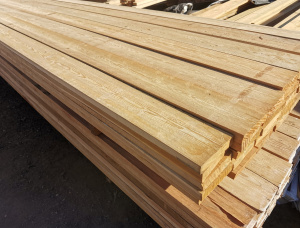 25 mm x 150 mm x 6000 mm KD R/S  Siberian Larch Lumber