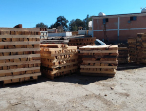 Spruce-Pine-Fir (SPF) EPAL Euro pallet 1200 mm x 800 mm x 100 mm