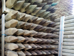 Masten Fichte-Kiefer (S-P) 80 mm x 2.2 m