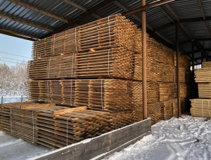 32 mm x 150 mm x 4000 mm KD R/S  Siberian Larch Lumber
