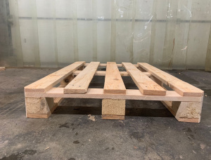 European larch Wooden Pallet 1200 mm x 800 mm x 140 mm