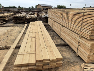 45 mm x 190 mm x 6000 mm  Eingefasstes Brett Fichte-Kiefer (S-P) R/S GR