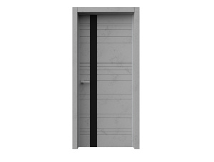 Межкомнатная дверь Линии Вертикаль AL Plus МДФ   2000 мм x 800 мм x 35 мм