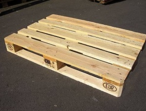 Douglas Fir EPAL Euro pallet 1200 mm x 800 mm x 150 mm