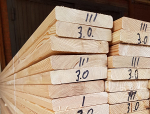 KD Meleze de Siberie Square Edge Board 28 mm x 90 mm x 6000 mm