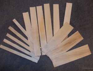 Birch Packaging timber 12 mm x 40 mm x 1500 mm