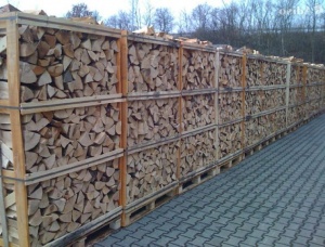 Gewürztes Brennholz Hänge-Birke 100 mm x 300 mm