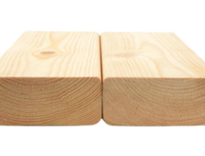 Scots Pine Deck board KD 28 mm x 140 mm x 1000 mm