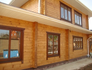 Windows of laminated veneer lumber