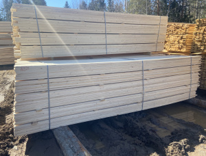 44 mm x 100 mm x 4000 mm KD R/S  European spruce Lumber