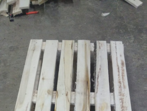 Holzpalette Sibirische Tanne 1200 mm x 800 mm x 145 mm