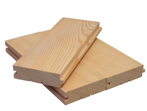 Siberian Larch Solid Wood Decking 27 mm x 90 mm x 4000 mm
