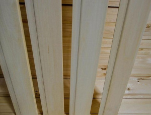 Futter-Board Linden KD 15 mm x 88 mm x 800 mm