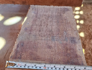 1 1/2 in. x 8 in. x 10 ft.  Plateau de bois Angelim
