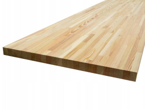 Siberian Larch Glued (Discontinuous stave) Furniture panel 25 mm x 600 mm x 2400 mm