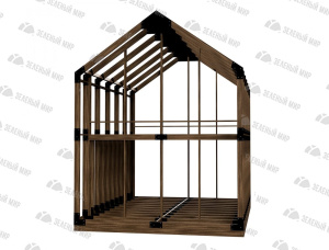 木框架房屋 云杉 - 松 97 m<sup>2</sup>