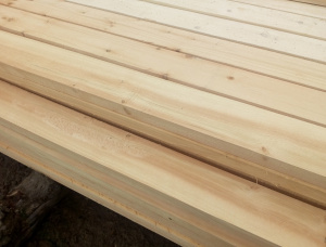 50 mm x 200 mm x 6000 mm KD R/S  Swiss pine Lumber