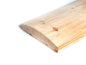KD Spruce-Pine (S-P) D Log Siding 20 mm x 145 mm x 3000 mm
