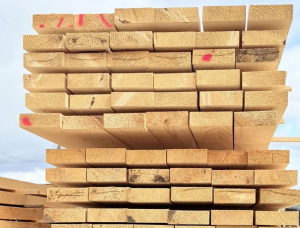 50 mm x 100 mm x 6000 mm KD S4S  Spruce Lumber