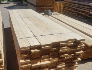 32 mm x 150 mm x 4000 mm KD S4S  Siberian Larch Lumber