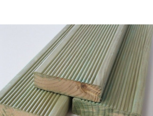 Scots Pine Terrace board KD 28 mm x 120 mm x 6000 mm