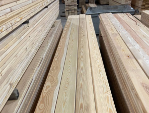 Siberian Larch Deck board 28 mm x 140 mm x 4000 mm