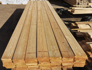25 mm x 150 mm x 6000 mm KD R/S  Siberian Larch Lumber
