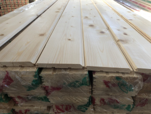 KD European spruce Wooden Cladding 17 mm x 140 mm x 6000 mm