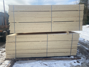 44 mm x 100 mm x 4000 mm KD R/S  European spruce Lumber