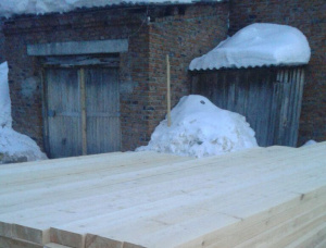 50 mm x 200 mm x 6000 mm KD R/S  Swiss pine Lumber