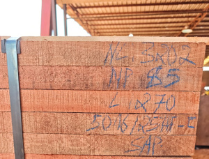 70 mm x 160 mm x 2500 mm KD S4S  Sapelli (Sapele, Aboudikro, Penkwa, Lifaki) Lumber