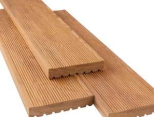 Siberian Larch Anti-slip decking KD 30 mm x 142 mm x 6000 mm