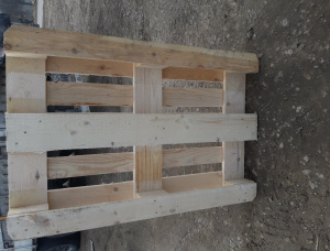 European spruce EPAL Euro pallet 1200 mm x 800 mm x 145 mm