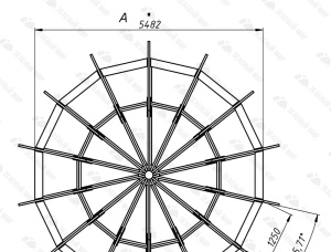 Каркасный дом Ель-Сосна (S-P) 24 м<sup>2</sup>